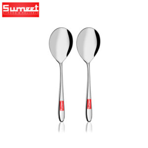 Sumeet Stainless Steel Gracy Serving Spoon, 2 Pieces